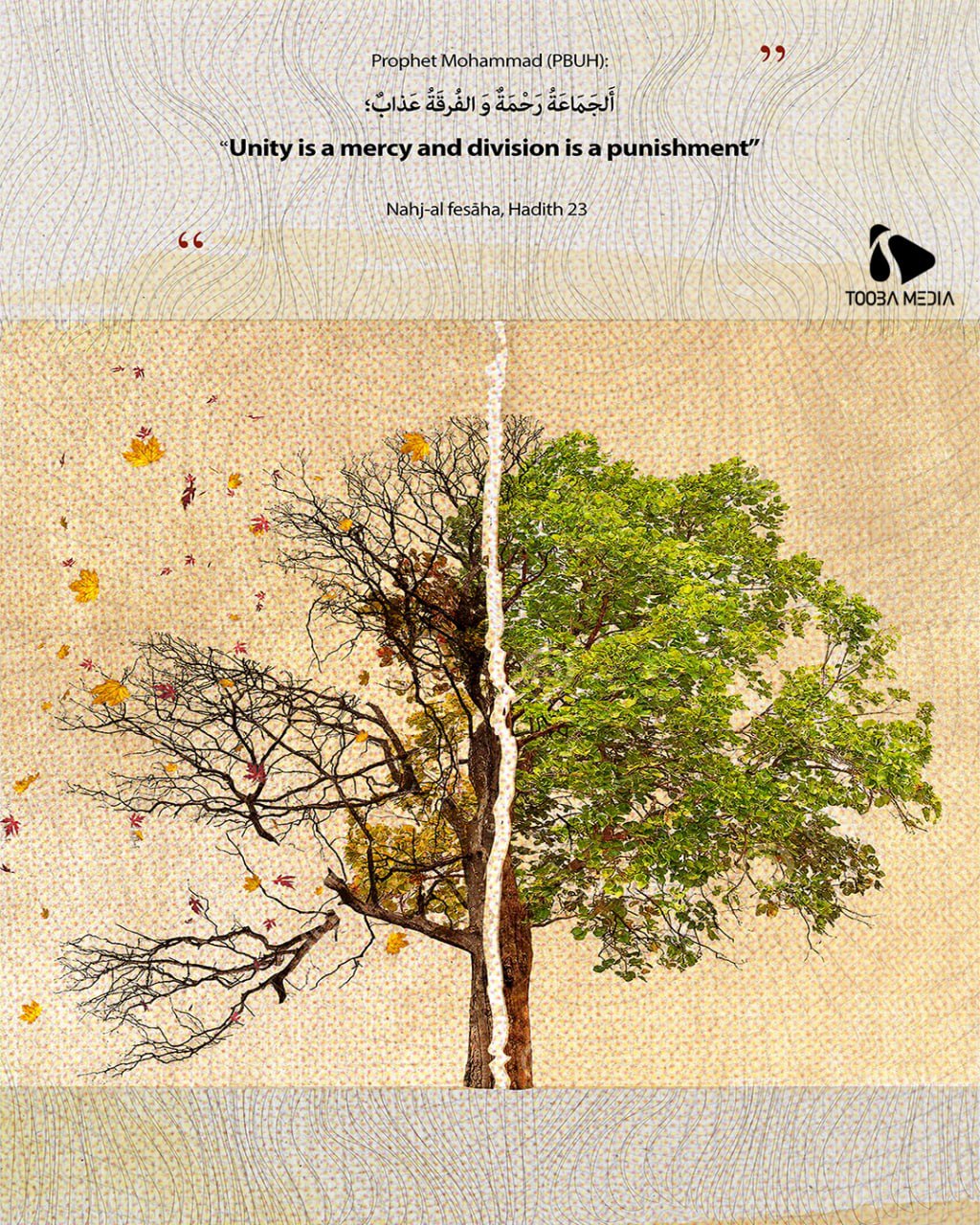 Hadiths and verses of unity